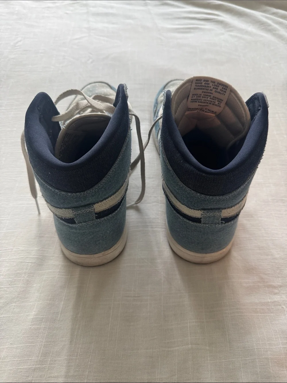 Men’s Jordan 1 Retro OG High Obsidian ‘Denim’ size 13